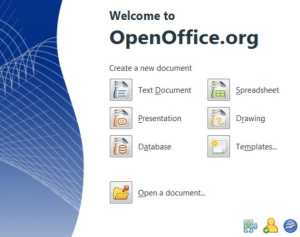 Open Office Start Page